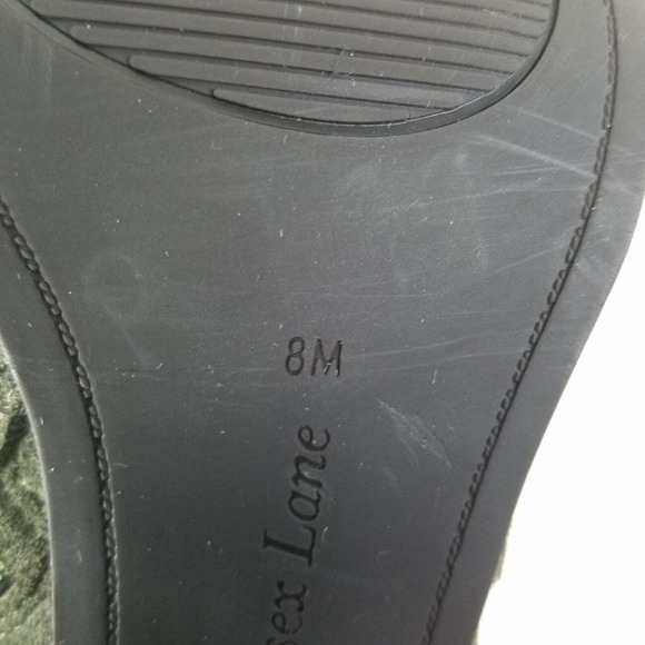 Essex Lane Boots Womens 8 M Dark Green Booties Side Zip Block High Heel Peep Toe - Picture 10 of 11